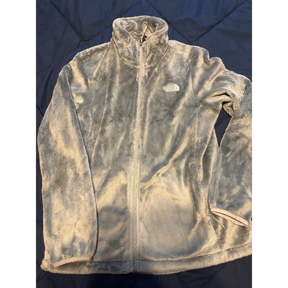 Fuzzy North Face Jacket